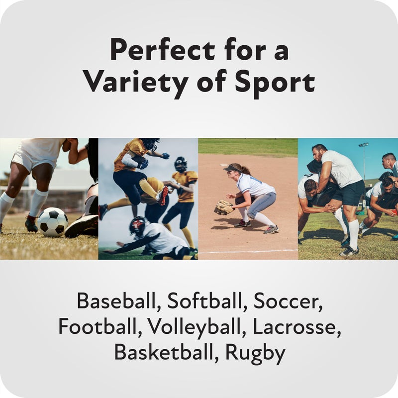 Sof Sole All Sport Over-the-Calf Team Athletic Performance Socks (2 Pair), Medium, Black - Image 2